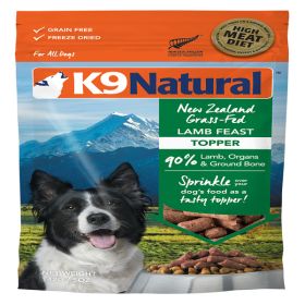 K9 Natural Dog Freeze Dried Topper Lamb 5 Oz.