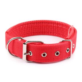 5 Size Dog Collar Adjustable (Color: Red)