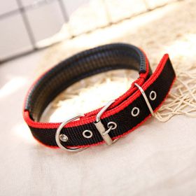 5 Size Dog Collar Adjustable (Color: light black)