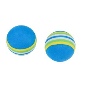 Color Pet Foam Ball Toys (Color: Blue)