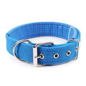 5 Size Dog Collar Adjustable (Color: Blue)