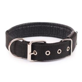 5 Size Dog Collar Adjustable (Color: Black)