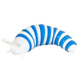 Rainbow Caterpillar Cat Toy Training (Color: white  head)