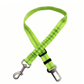 Wholesale Car Elastic Safety pet Leash (Color: Green)