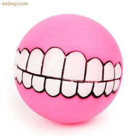 Funny Silicone Pet Dog Toys (Color: Pink)