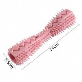 Easy Clean Dog Chew Toy Training (Color: Pink 1)